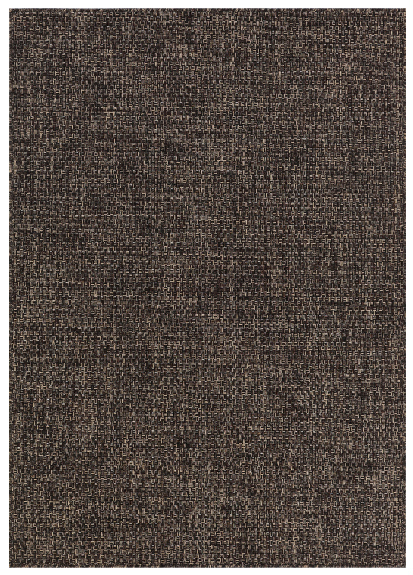 Alfombra Exterior Verano Marrón Oscuro