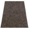 Alfombra Exterior Verano Marrón Oscuro