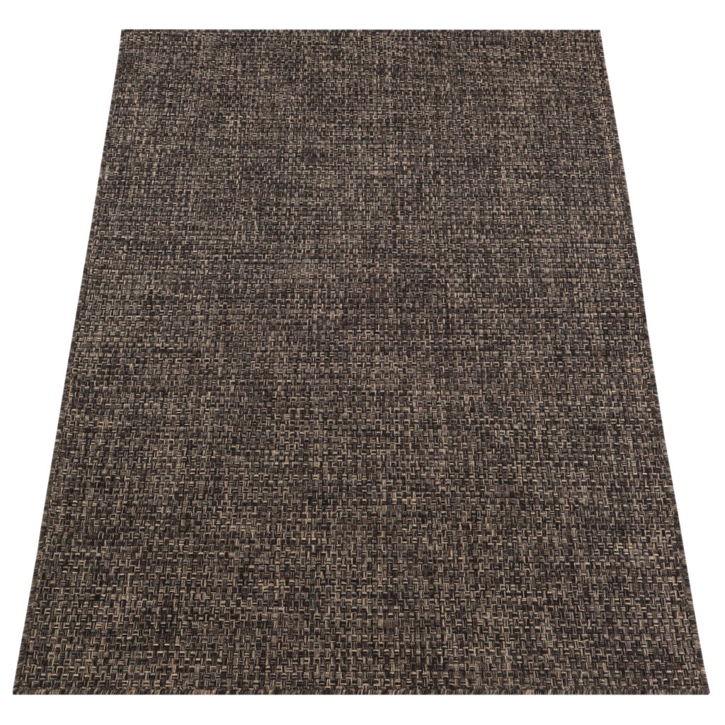 Alfombra Exterior Verano Marrón Oscuro