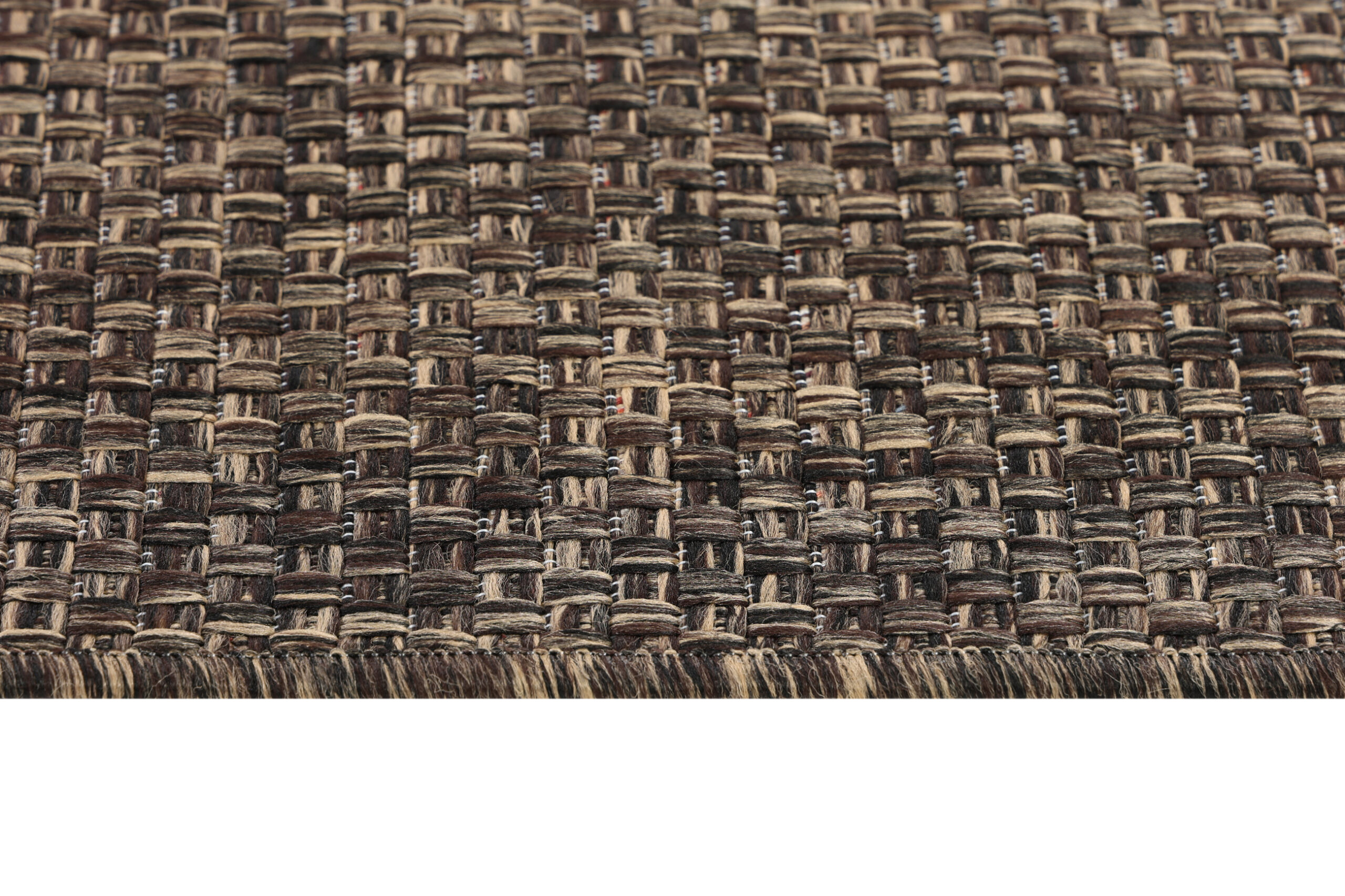 Alfombra Exterior Verano Marrón Oscuro