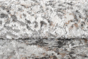 Alfombra Valley Redonda Gris Beige Vintage Ornamental