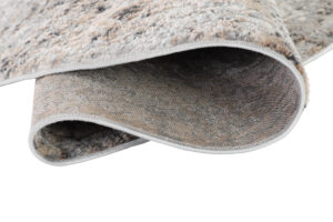 Alfombra Valley Redonda Gris Beige Vintage Ornamental