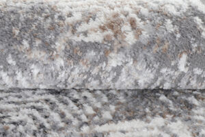 Alfombra Valley Redonda Gris Beige Geométrico Cuadrado