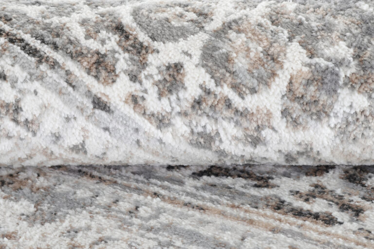 Alfombra Valley Redonda Gris Vintage Floral