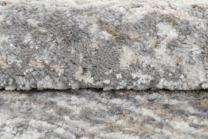 Alfombra Valley Redonda Gris Oscuro Abstracto Líneas