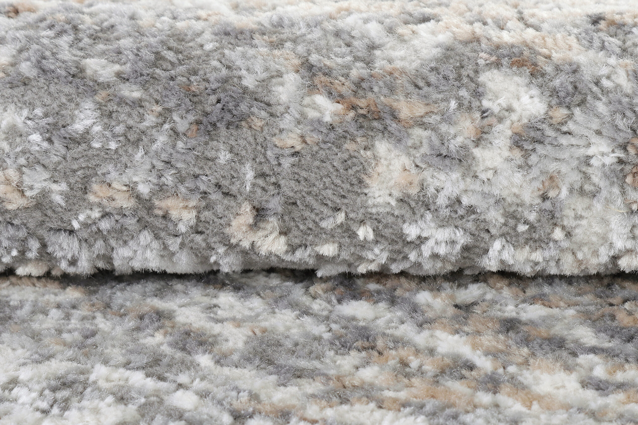 Alfombra Valley Redonda Gris Oscuro Abstracto Líneas