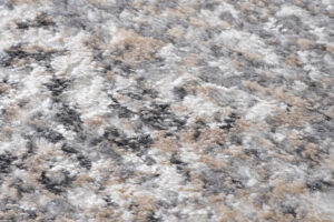 Alfombra Valley Redonda Gris Oscuro Abstracto Líneas