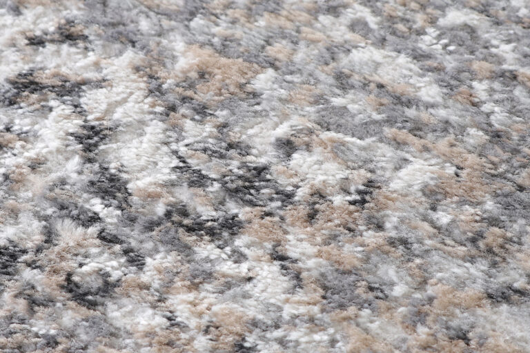 Alfombra Valley Redonda Gris Oscuro Abstracto Líneas