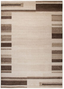 Alfombra Sari Beige Marrón Marco