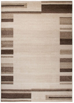 Alfombra Sari Beige Marrón Marco