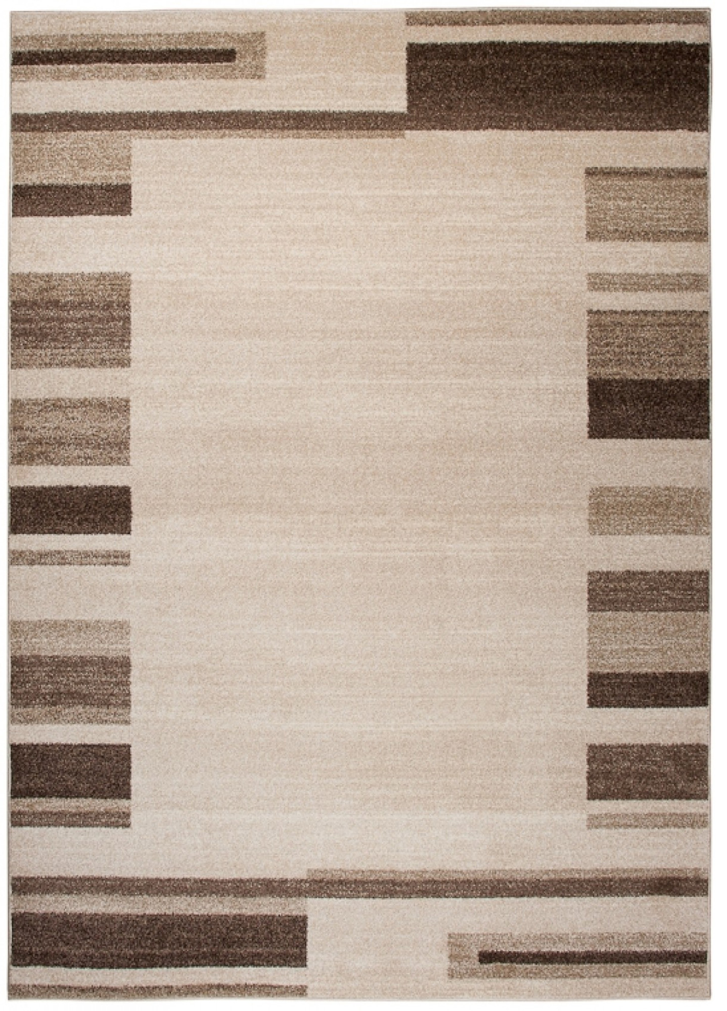 Alfombra Sari Beige Marrón Marco