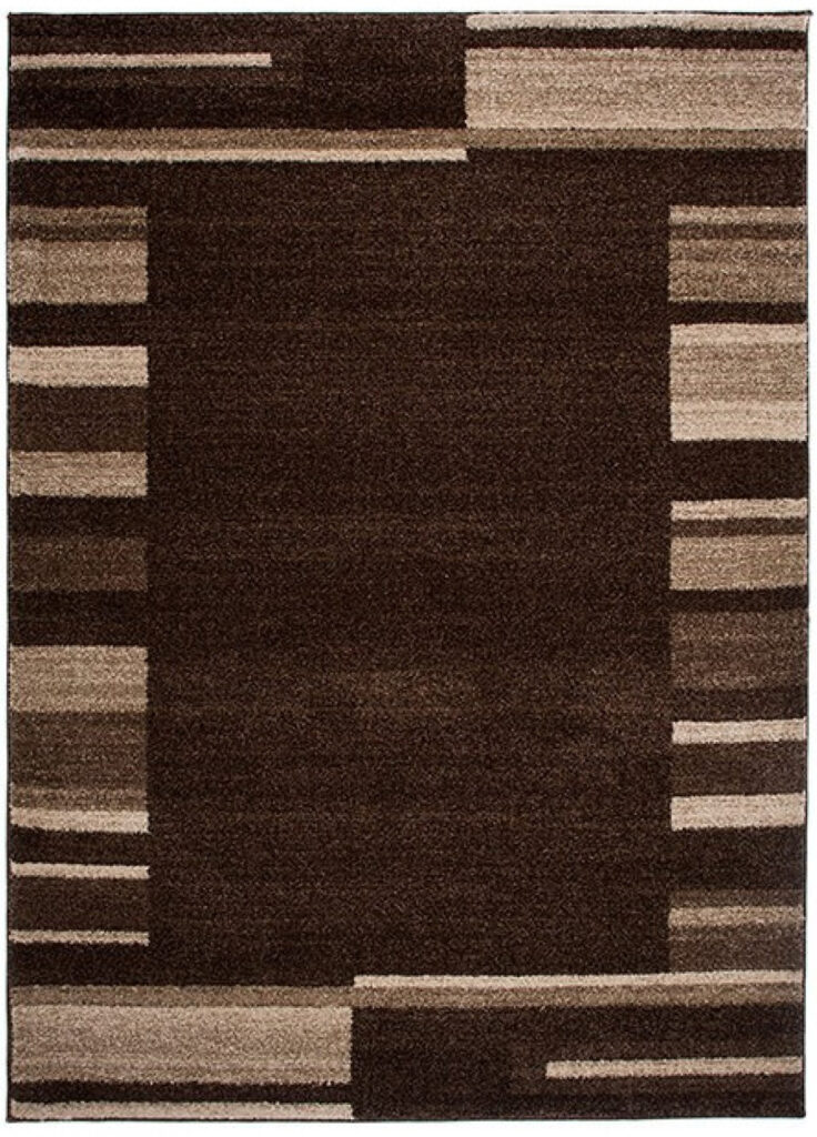 Alfombra Sari Marrón Oscuro Marco