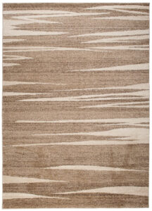 Alfombra Sari Beige Oscuro Rayas