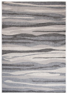 Alfombra Sari Gris Beige Ondas
