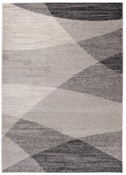 Alfombra Sari Gris Beige Geométrico