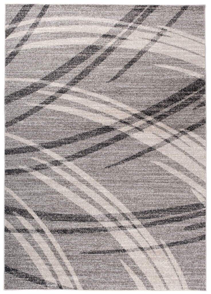 Alfombra Sari Gris Líneas