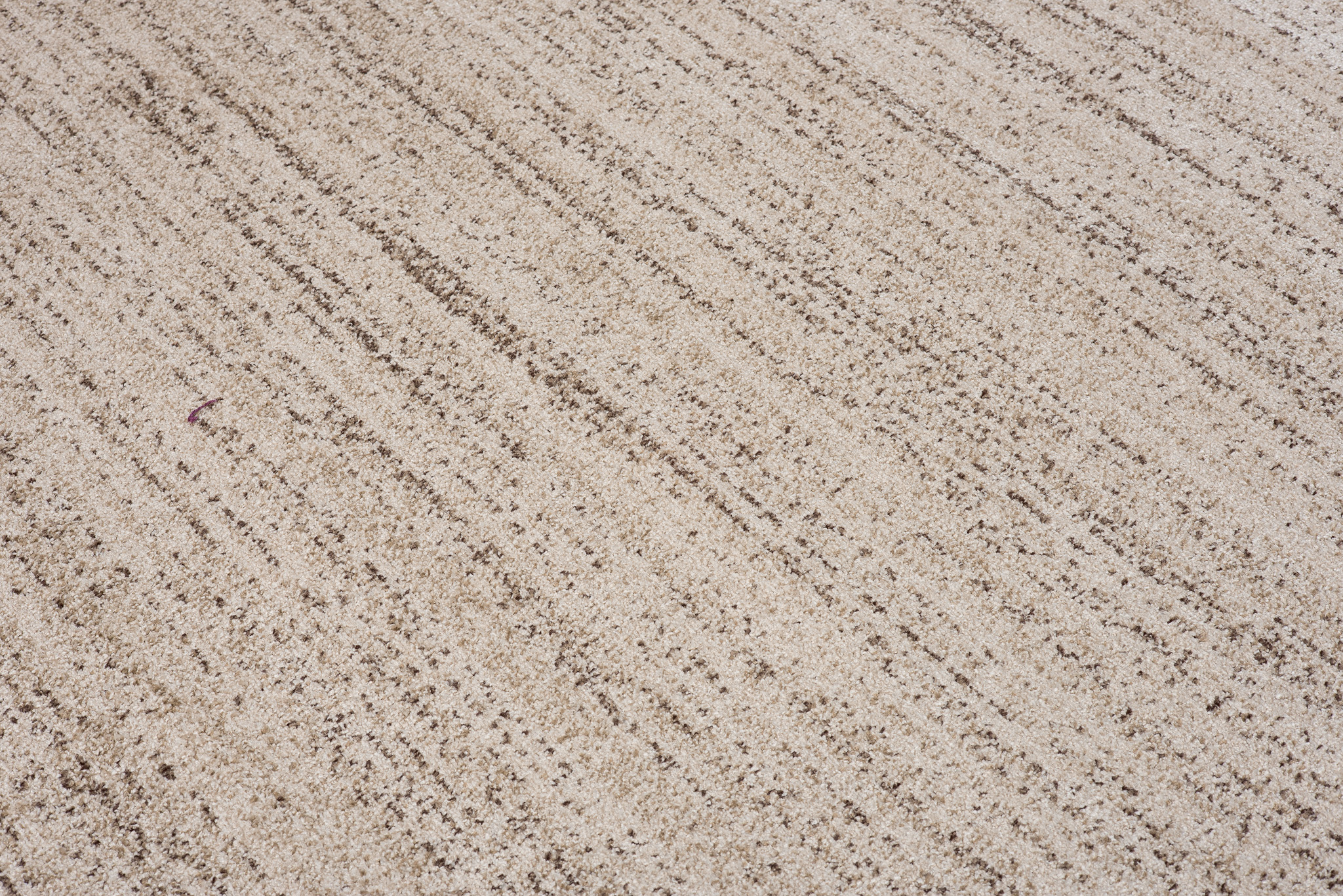 Alfombra Sari con Flecos Crema Oscuro