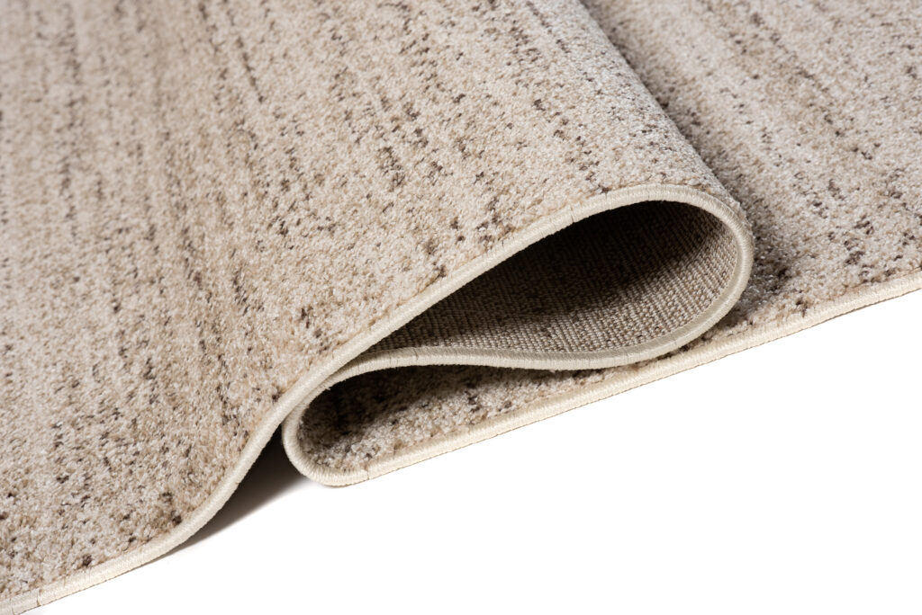 Alfombra Sari con Flecos Crema Oscuro