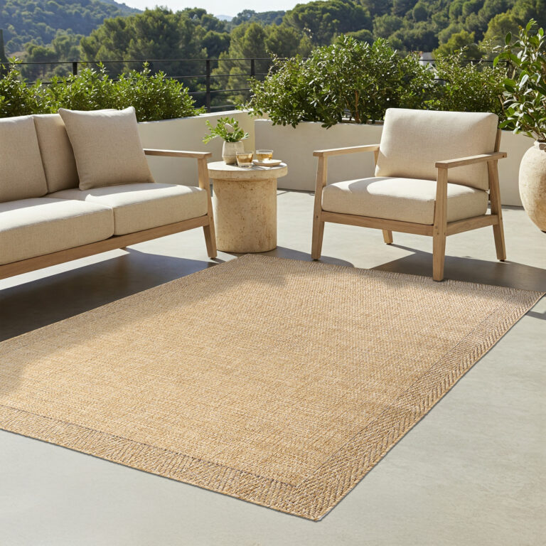 Alfombra de Exterior Yucana Beige Marco