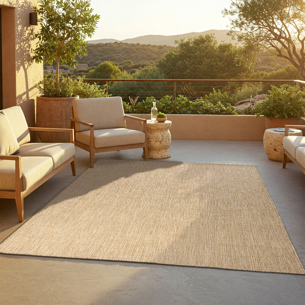 Alfombra de Exterior Yucana Beige