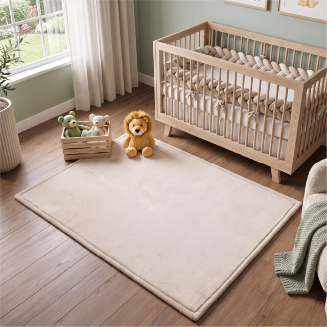 Alfombra Infantil Fluffin Beige