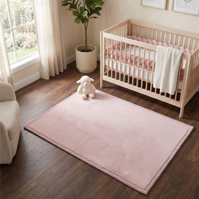 Alfombra Infantil Fluffin Rosa