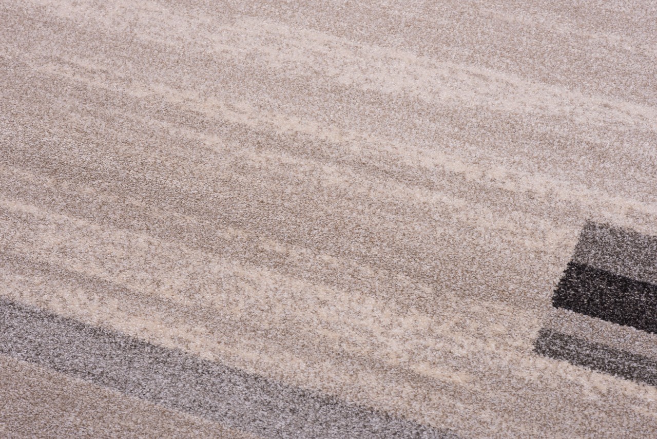 Alfombra Sari Beige Claro Gris Marco