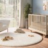 Alfombra Infantil Fluffin Redonda Beige
