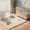 Alfombra Infantil Fluffin Cuadrada Beige