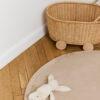 Alfombra Infantil Fluffin Redonda Beige
