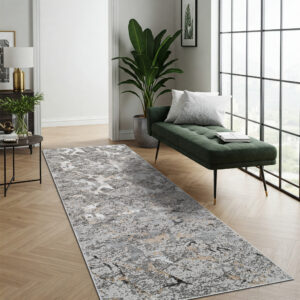Pasillo Crystal Gris Oscuro Beige Moderno