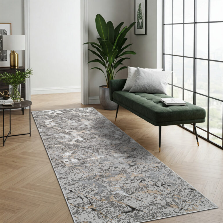 Pasillo Crystal Gris Oscuro Beige Moderno