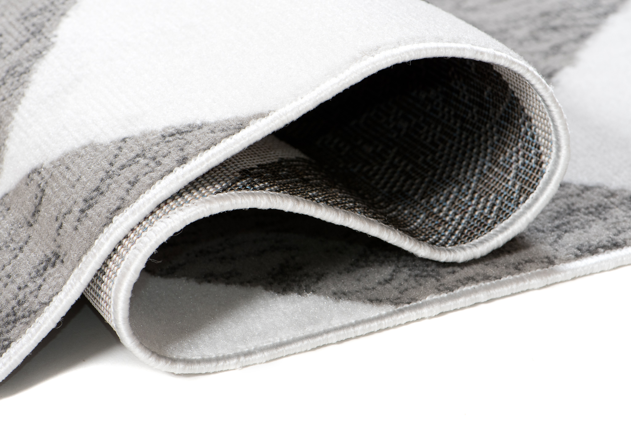 Alfombra Maya Gris Negro Geométrico Zigzag