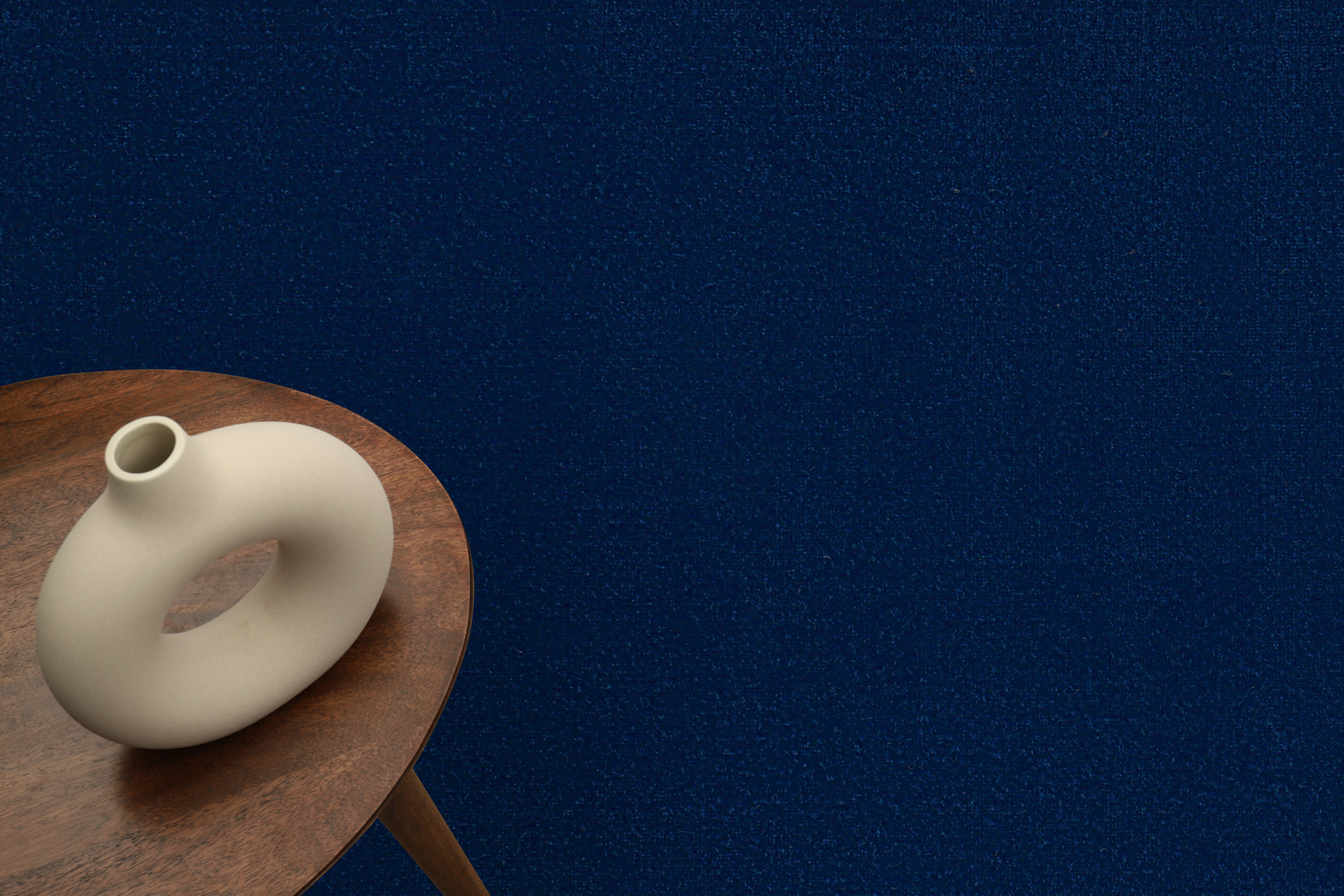 Alfombra de Pasillo Mono Indoor Outdoor Azul Marino