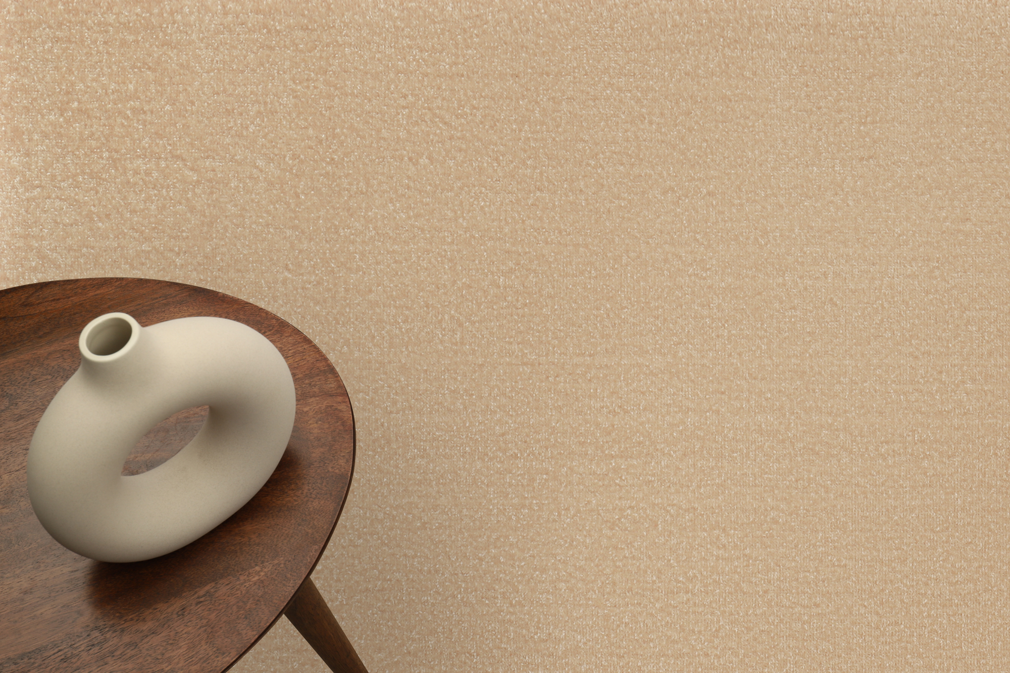 Alfombra de Pasillo Mono Indoor Outdoor Beige