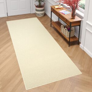 Alfombra de Pasillo Mono Indoor Outdoor Crema