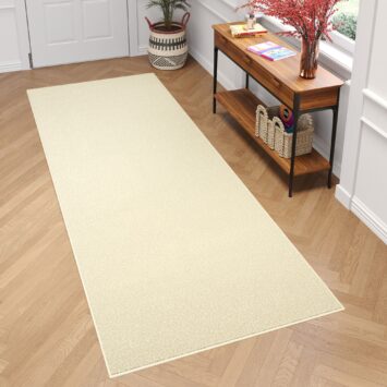 Alfombra de Pasillo Mono Indoor Outdoor Crema