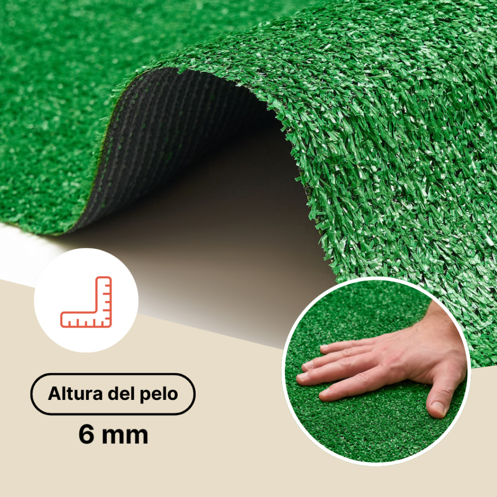 Césped Artificial Taifo Verde 6 mm