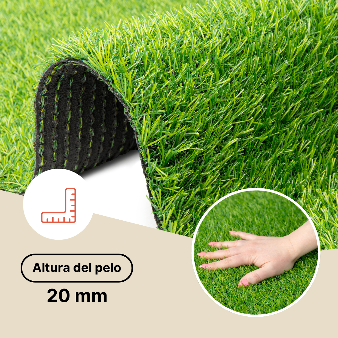 Césped Artificial Taifo Verde 20 mm
