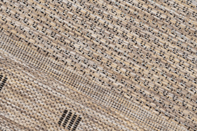 Alfombra de Pasillo Melissa Marrón con Borde Indoor Outdoor