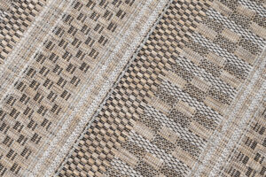 Alfombra de Pasillo Melissa Marrón a Rayas Indoor Outdoor