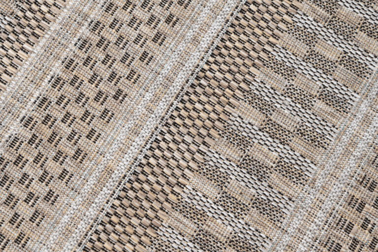 Alfombra de Pasillo Melissa Marrón a Rayas Indoor Outdoor