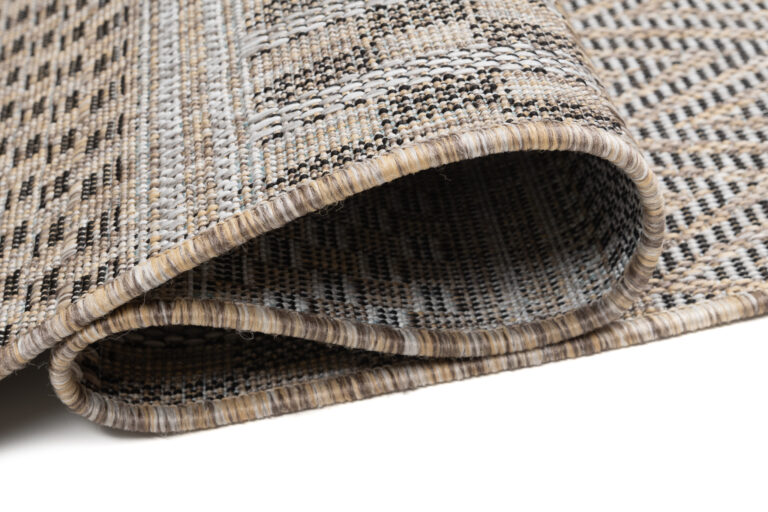 Alfombra de Pasillo Melissa Marrón a Rayas Indoor Outdoor