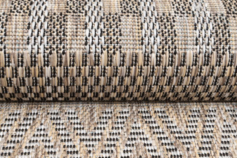 Alfombra de Pasillo Melissa Marrón a Rayas Indoor Outdoor