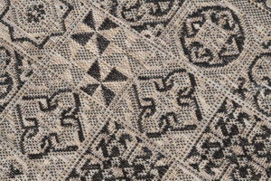 Alfombra de Pasillo Melissa Marrón Negro Mosaico Indoor Outdoor