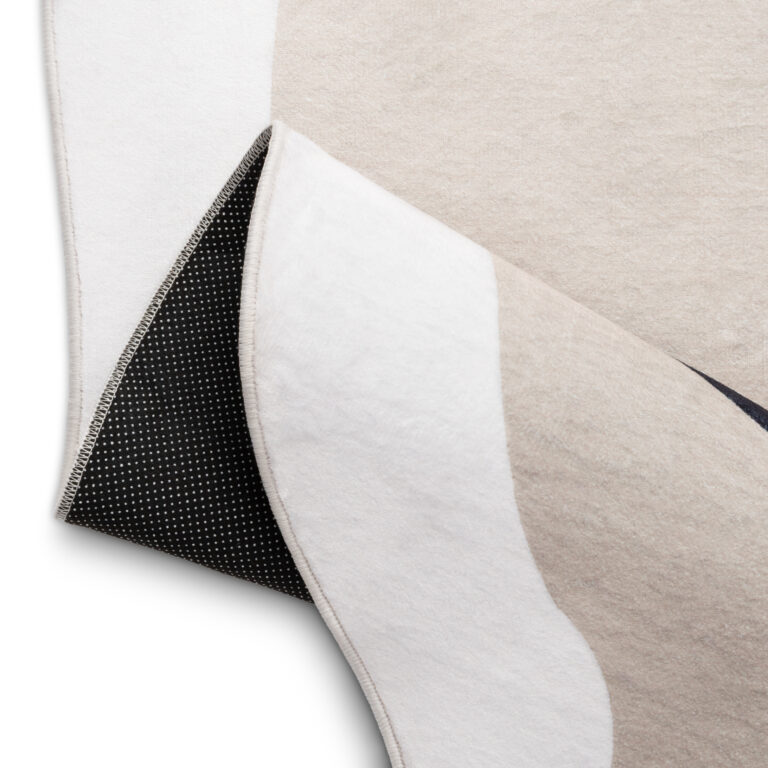 Alfombra Wisp Con Forma Irregular Beige