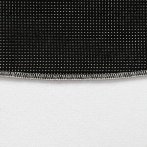 Alfombra Wisp Con Forma Irregular Blanco Líneas