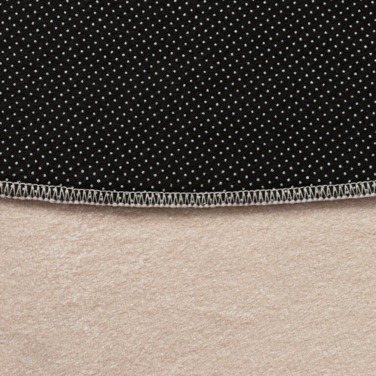 Alfombra Wisp Con Forma Irregular Beige Líneas