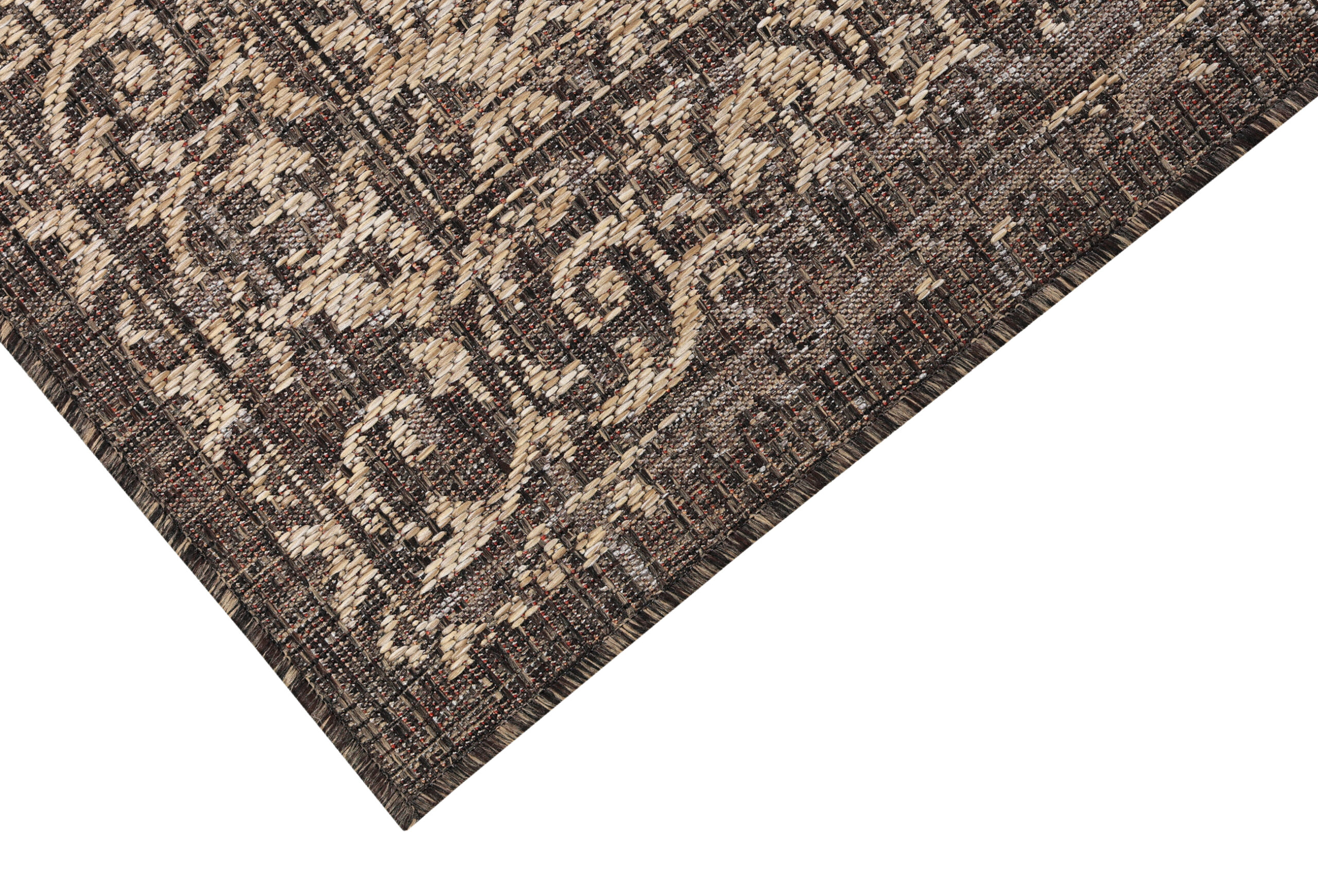 Alfombra Exterior Melissa Marrón Oscuro Vintage