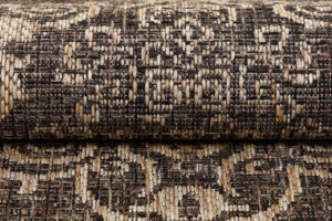 Alfombra Exterior Melissa Marrón Oscuro Vintage